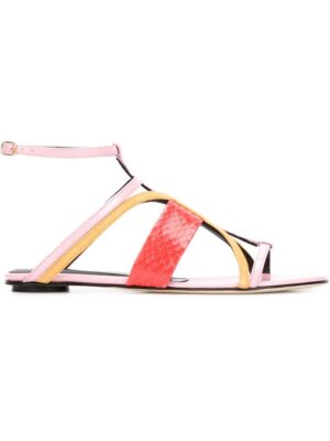 Oscar de la Renta Flache Sandal sneakers (paars)