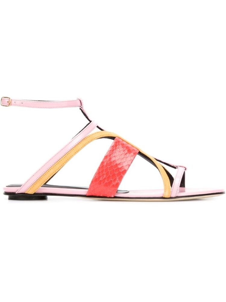 Oscar de la Renta Flache Sandal sneakers (paars)