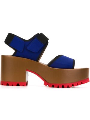 Marni Plateausandalen mit Klettverschlu sneakers (overige kleuren)