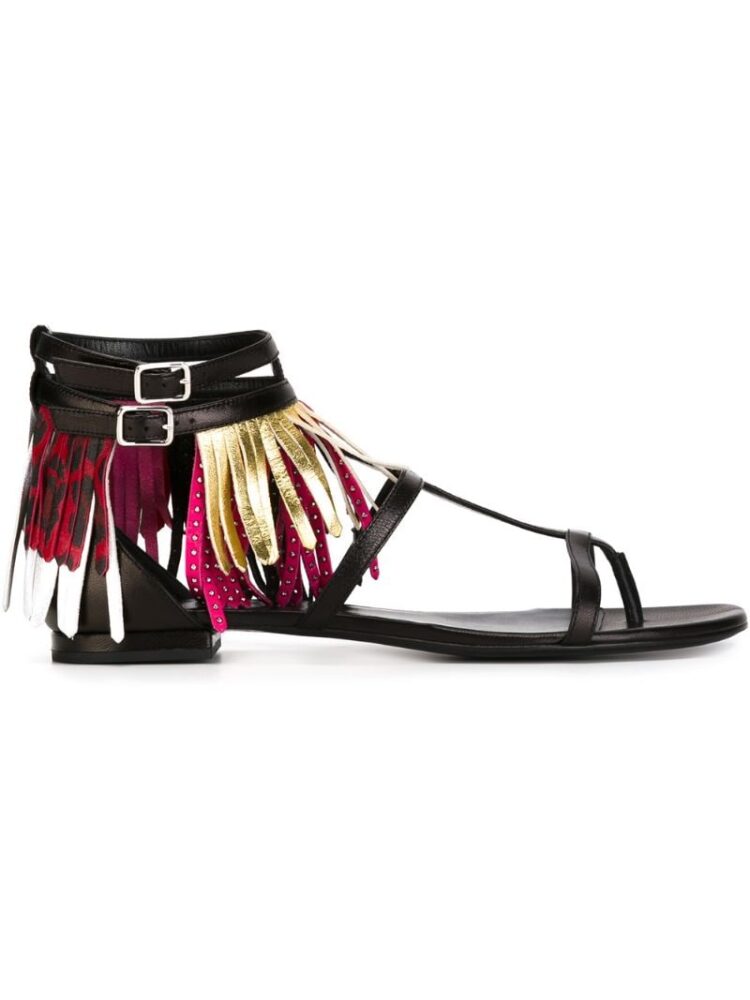 int Laurent 'Nu Pied' Sandal sneakers (zwart)