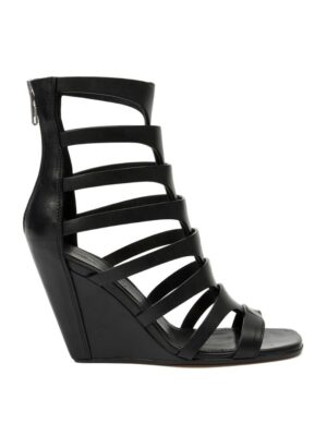 Rick Owens Römersandalen mit Wedge-Absatz sneakers (zwart)