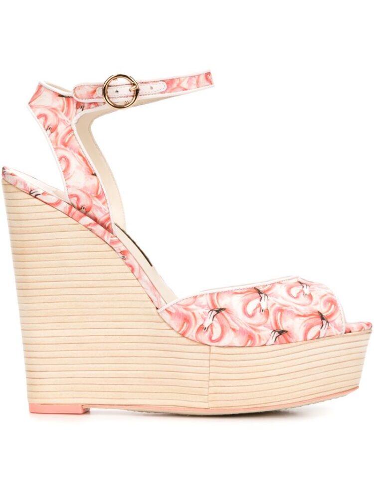 ophia Webster 'Lulu Dreamy Flamingo' Sandal sneakers (paars)