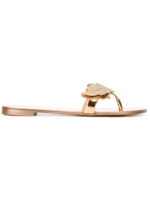 Giuseppe Zanotti Design Flip-Flops mit Flügelverzierung sneakers (paars)