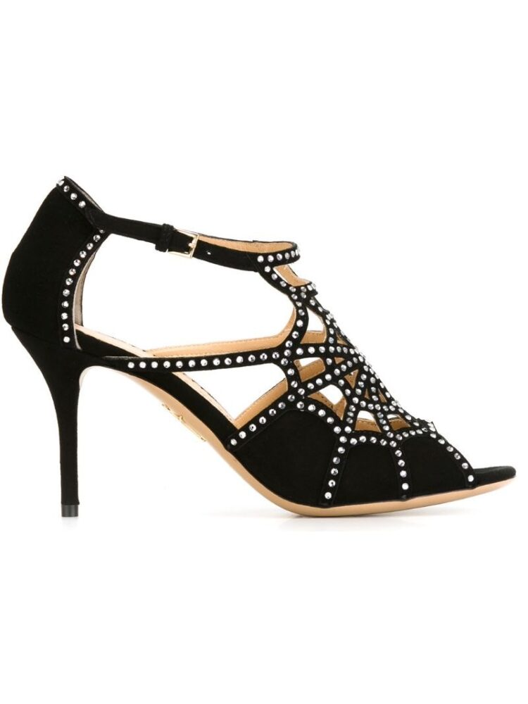 Charlotte Olympia 'Lotte' Sandal sneakers (zwart)