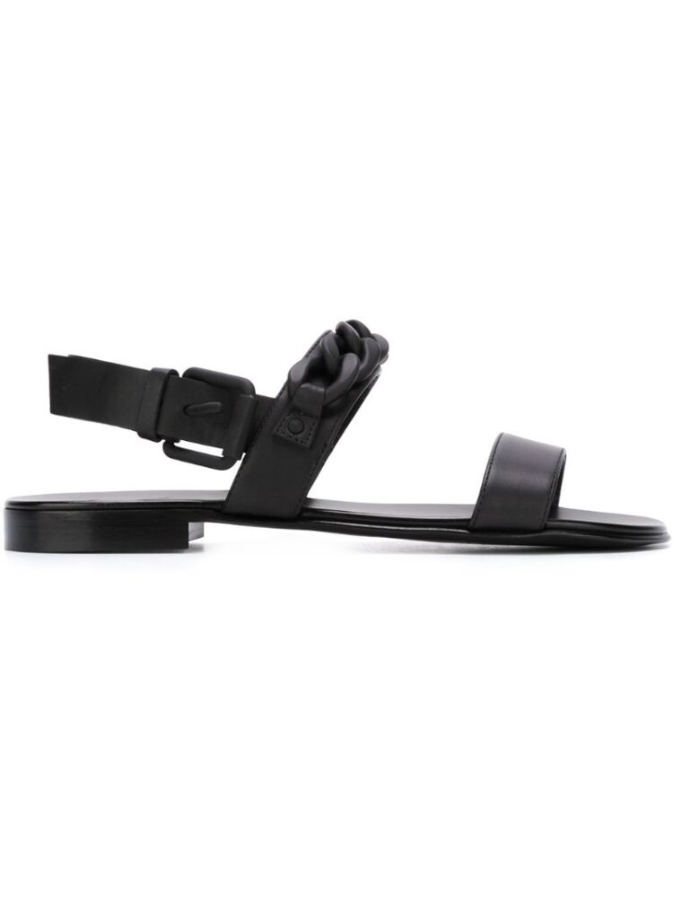 Giuseppe Zanotti Design Riemensandalen mit Zierkett sneakers (zwart)