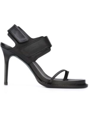 Ann Demeulemeester Blanche Stiletto-Sandalen mit Klettverschlü sneakers (zwart)