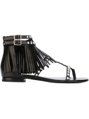 int Laurent Flache 'Nu Pieds' Sandal sneakers (zwart)