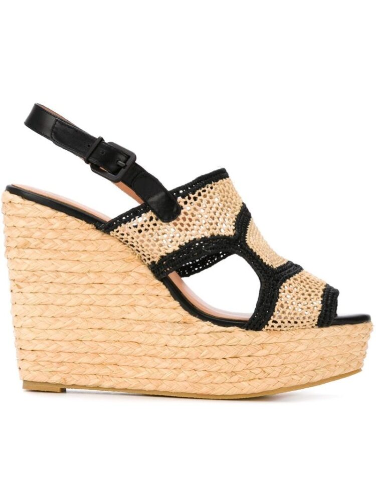 Robert Clergerie 'Drastic' Wedge-Sandal sneakers (zwart)