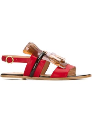 Rupert Sanderson Sandalen mit Quast sneakers (rood)