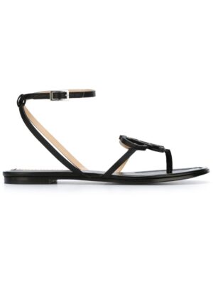 Emilio Pucci Flache Sandalen mit Logo sneakers (zwart)