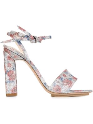 Delpozo Sandalen mit Glitzer-Finish sneakers (grijs)