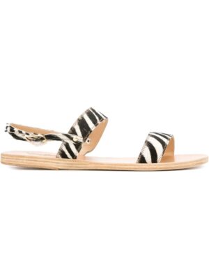 Ancient Greek Sandals 'Clio' Sandalen mit Zebra-Print sneakers (zwart)