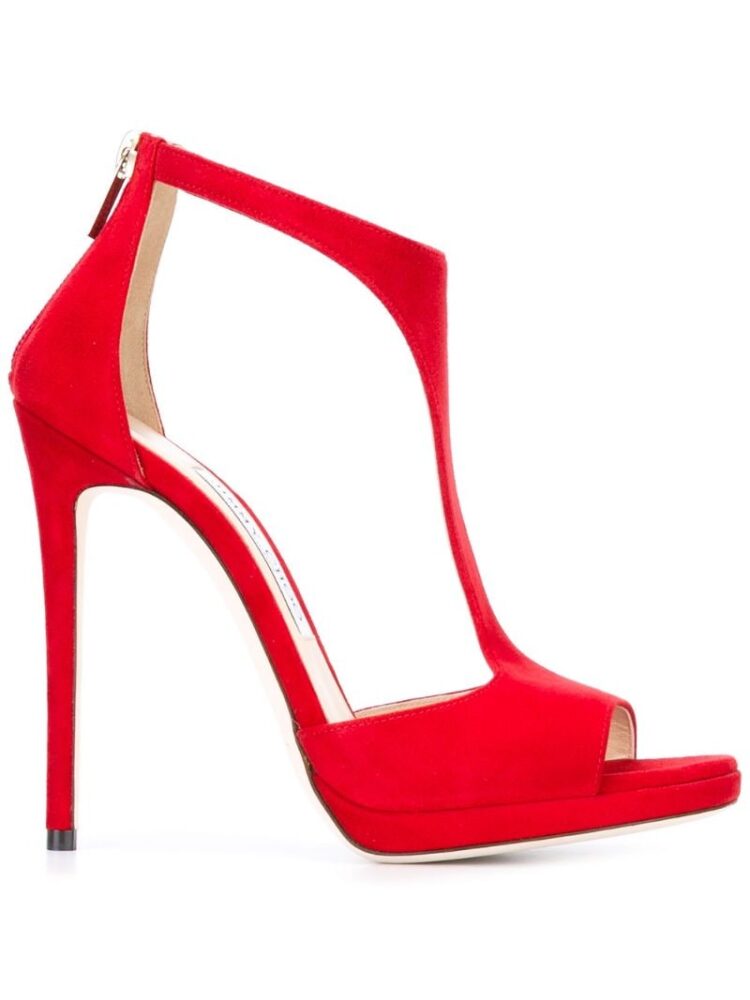 Jimmy Choo 'Lana 120' Sandal sneakers (rood)