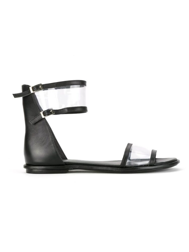 Gloria Coelho leather sandal sneakers (zwart)