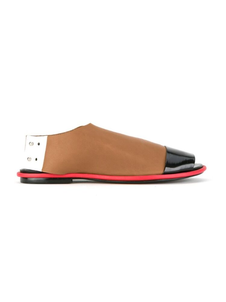 Gloria Coelho leather sandal sneakers (bruin)