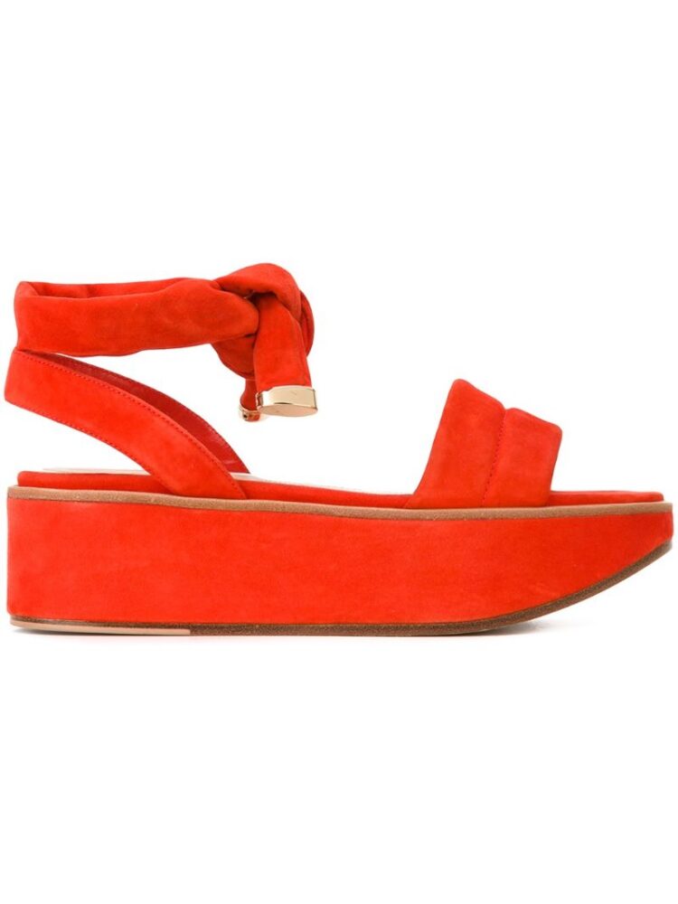 Nicholas Kirkwood 'Ziggy' Flatform-Sandalen - 50mm sneakers (rood)