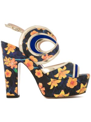 Nicholas Kirkwood 120mm 'Suzy' Sandalen mit Blumen-Print sneakers (overige kleuren)