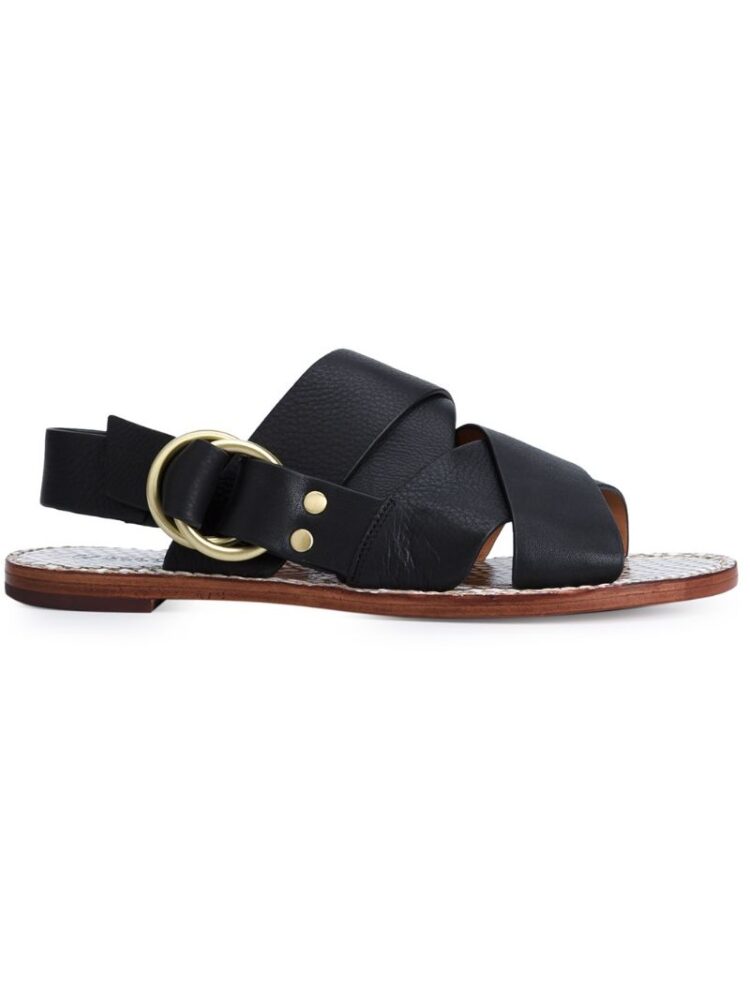 Derek Lam 10 Crosby Sandalen mit überkreuzten Riem sneakers (zwart)