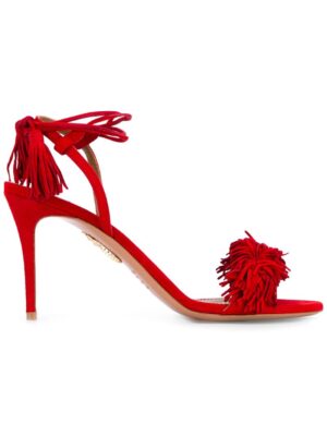 Aquazzura 'Wild Thing' Sandal sneakers (rood)