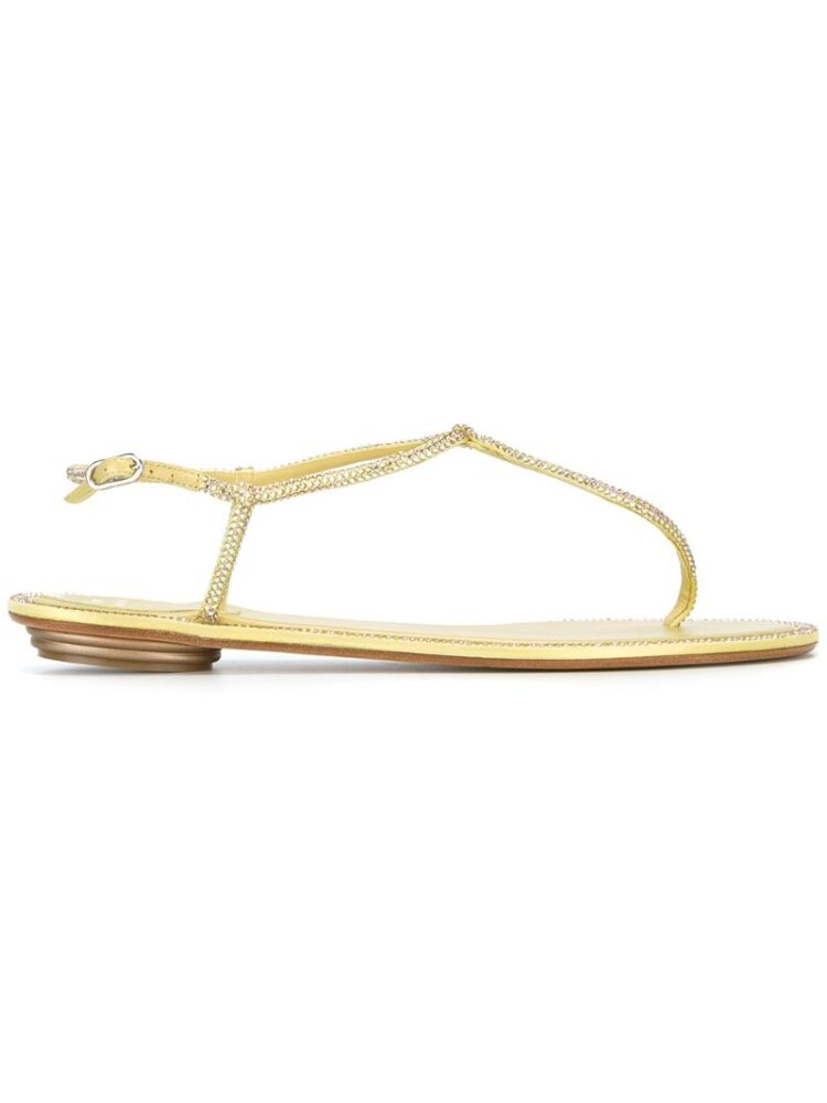 René Caovilla Flache 'Luminous' Sandal sneakers (geel)