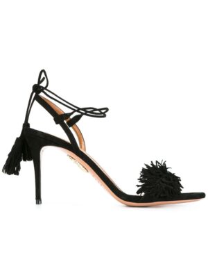 Aquazzura 'Wild Thing' Sandal sneakers (zwart)