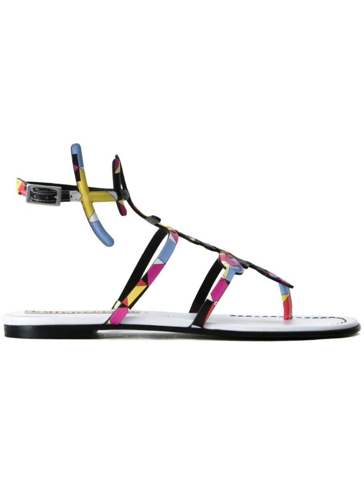 Emilio Pucci Sandalen mit bedruckten Riemch sneakers (overige kleuren)