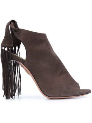 Aquazzura 'Fringe Tie' Sandal sneakers (bruin)