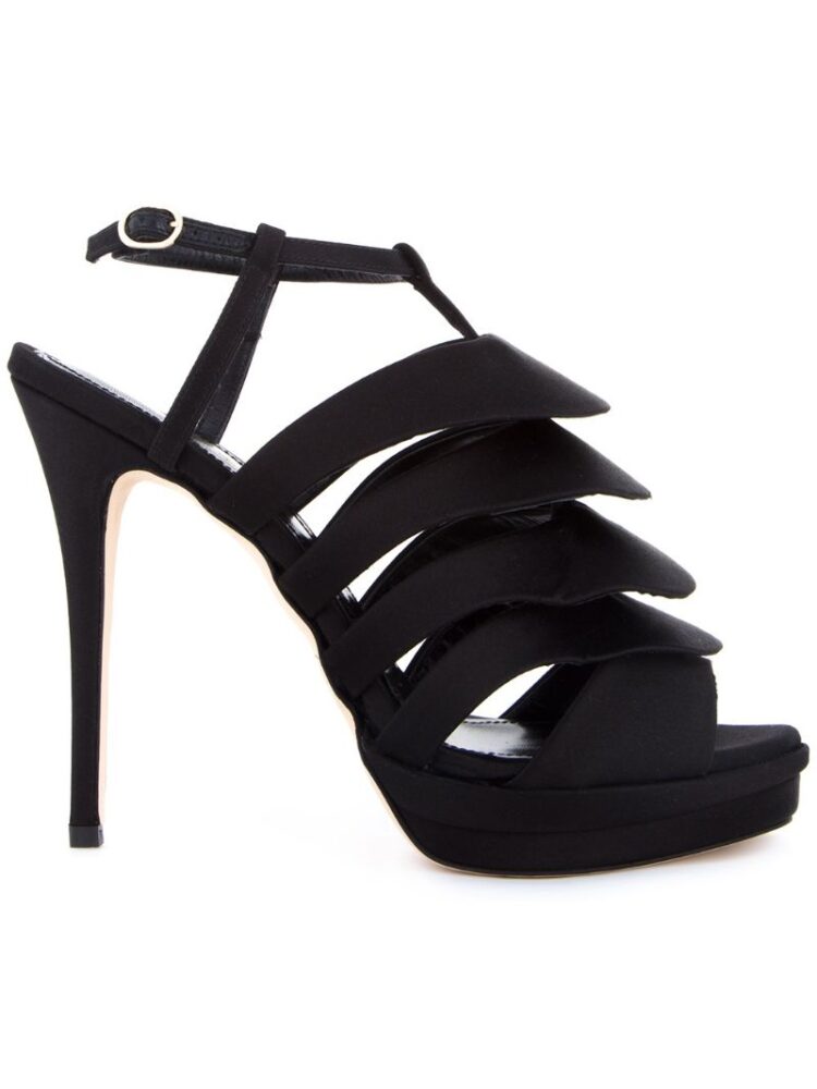 Jerome Rousseau 'Quorra' Sandal sneakers (zwart)