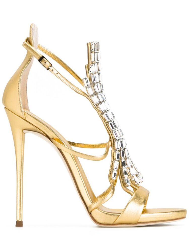 Giuseppe Zanotti Design 'Belle' Sandal sneakers (geel)