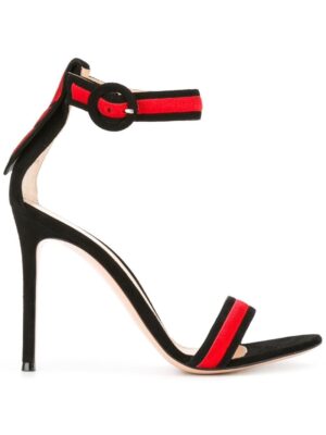 Gianvito Rossi 'Portofino' Wildledersandal sneakers (zwart)