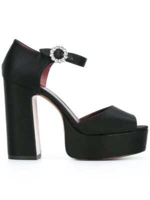 Marc Jacobs 'Sky' Satin-Sandal sneakers (zwart)