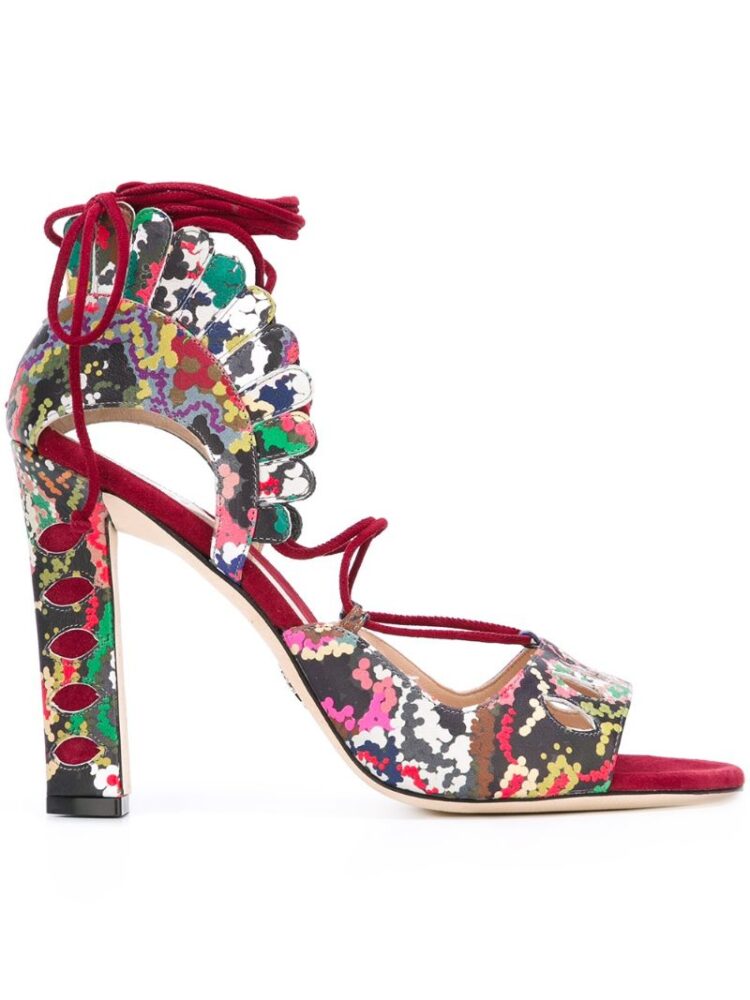 Paula Cademartori 'Lotus' Sandal sneakers (rood)