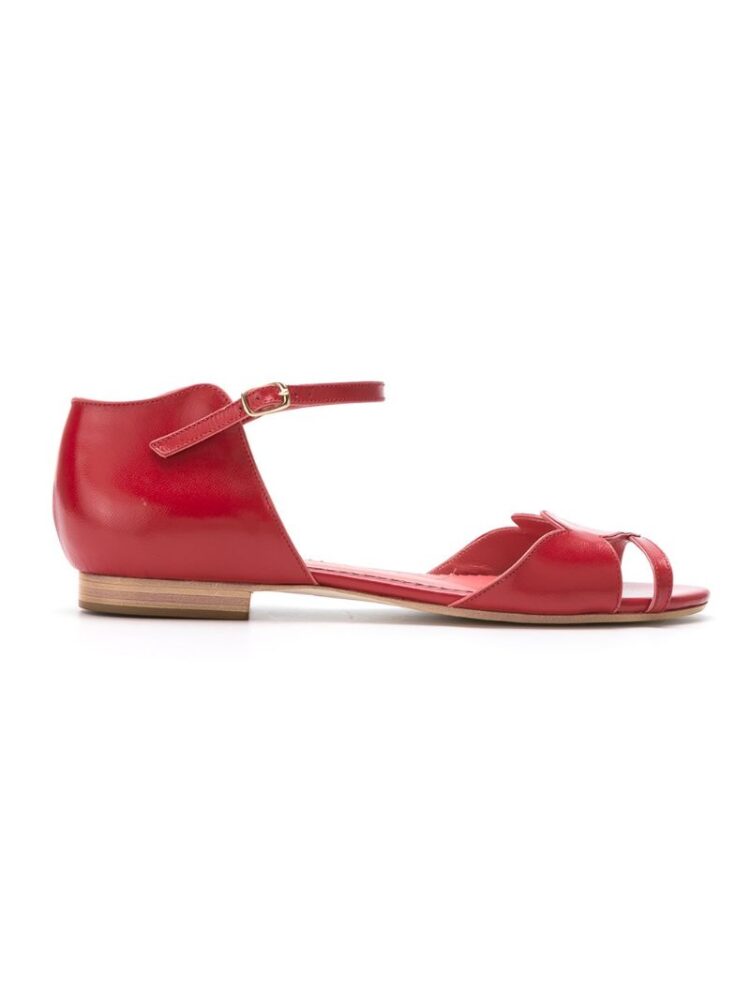 h Chofakian leather sandal sneakers (rood)