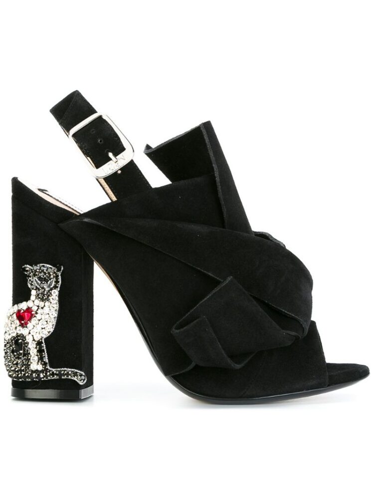 Nº21 Sandalen mit Kristallverzierung sneakers (zwart)
