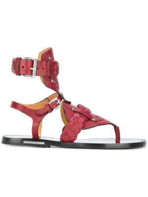 Isabel Marant Étoile Sandalen mit Knöchelriem sneakers (paars)