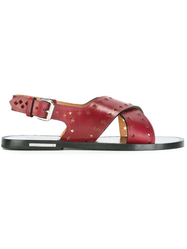 Isabel Marant Étoile 'Jerys' Sandal sneakers (rood)