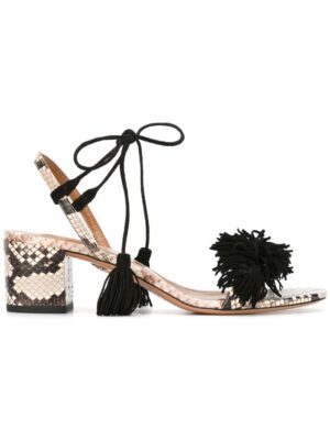 Aquazzura 'Wild Thing' Sandal sneakers (zwart)