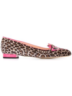 Charlotte Olympia 'Pretty In Pink Kitty' Slipp sneakers (overige kleuren)