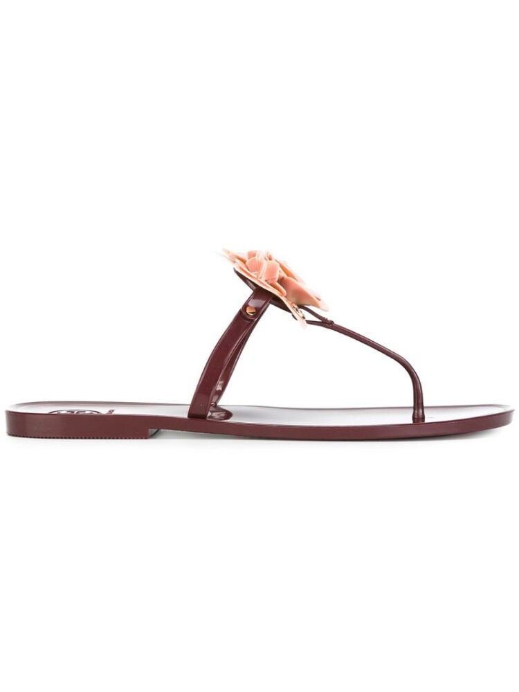 Tory Burch 'Blossom Jelly Thong' Fligh-Flop sneakers (paars)