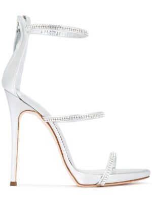 Giuseppe Zanotti Design 'Harmony Sparkle' Sandal sneakers (grijs)