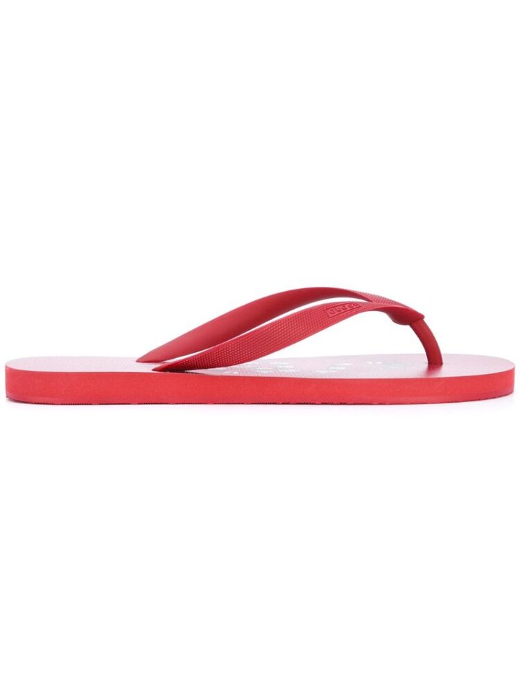 Gucci Flipflops mit "Kingsnake"-Print sneakers (rood)