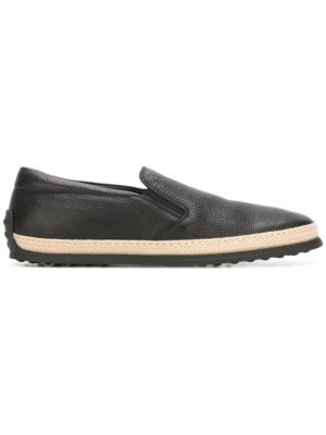 Tod's Slipper mit geflochtener Sohl sneakers (zwart)