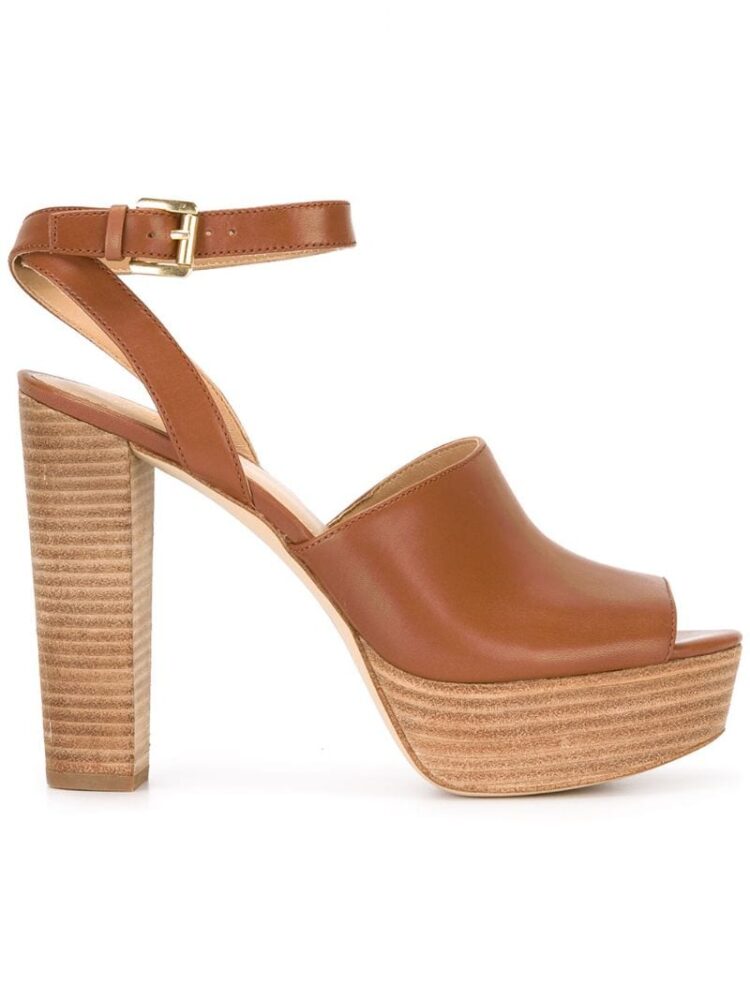 Michael Michael Kors 'Trina' Plateau-Sandal sneakers (bruin)