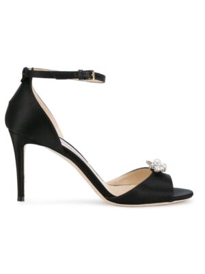 Jimmy Choo Satinsandalen mit Kristall sneakers (zwart)