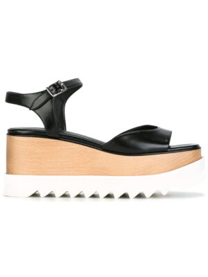 tella McCartney 'Elyse' Flatform-Sandal sneakers (zwart)