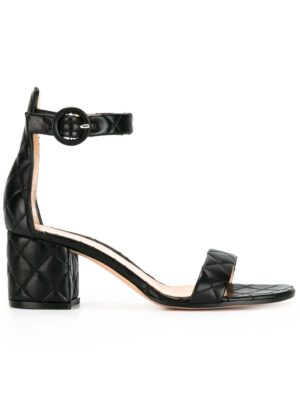 Gianvito Rossi Gesteppte Sandal sneakers (zwart)