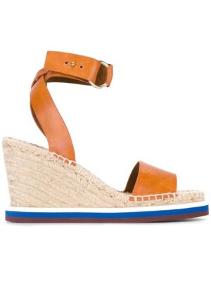 tella McCartney Wedge-Sandalen mit Bastsohl sneakers (overige kleuren)