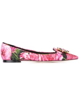 Dolce & Gabbana 'Bellucci' Brokat-Slipp sneakers (paars)