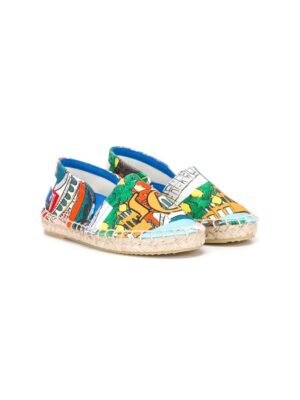 Dolce & Gabbana Kids 'Italian Summer Love' Espadrilles mit Print sneakers (overige kleuren)