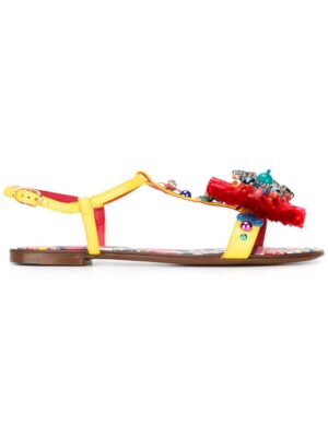 Dolce & Gabbana Sandalen mit Verzierung sneakers (geel)